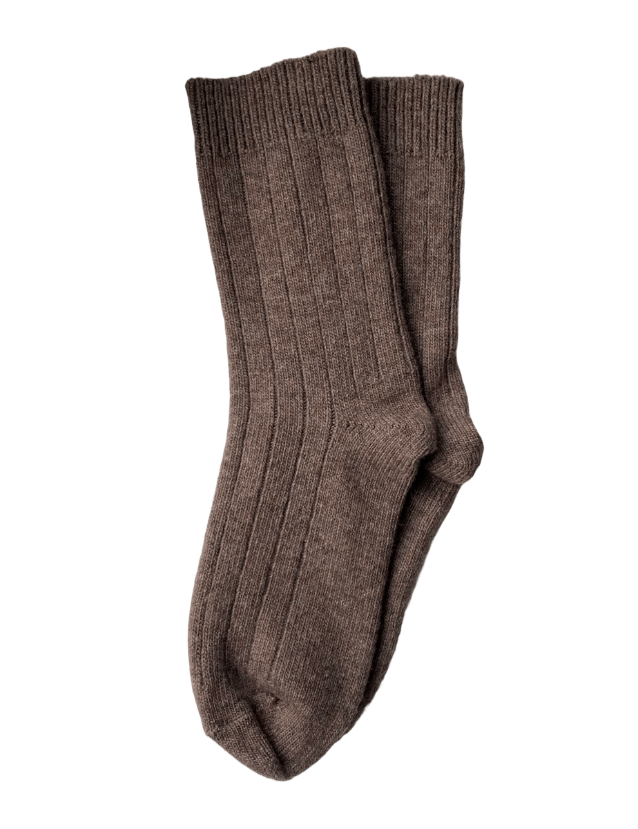 2 - pack sokker Blå & Brun - Natura Cashmere