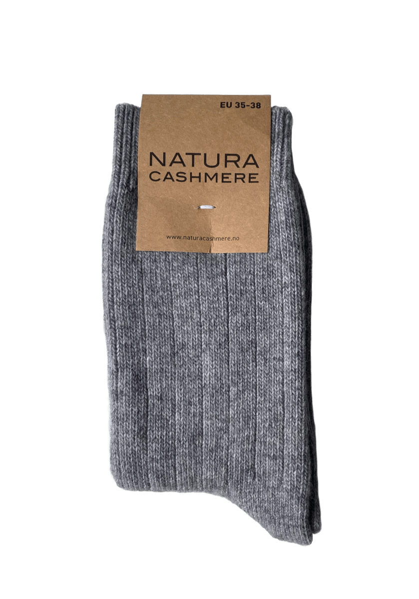 2 - pack sokker Grønn & Grå - Natura Cashmere