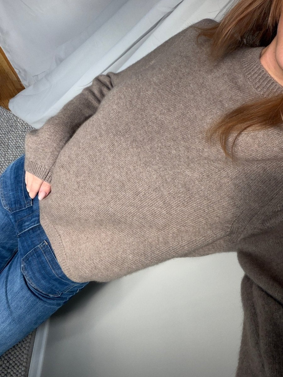 GINA Kasjmirgenser Taupe - Natura Cashmere