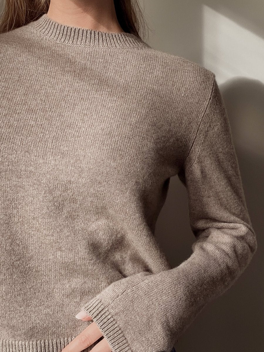 GINA Kasjmirgenser Taupe - Natura Cashmere