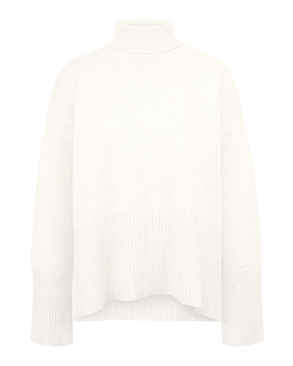 Andrea Sweater Off White - Natura Cashmere