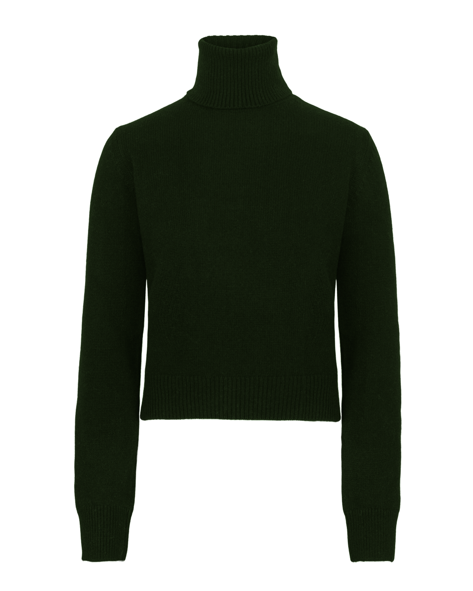 Anna Sweater Army Green - Natura Cashmere