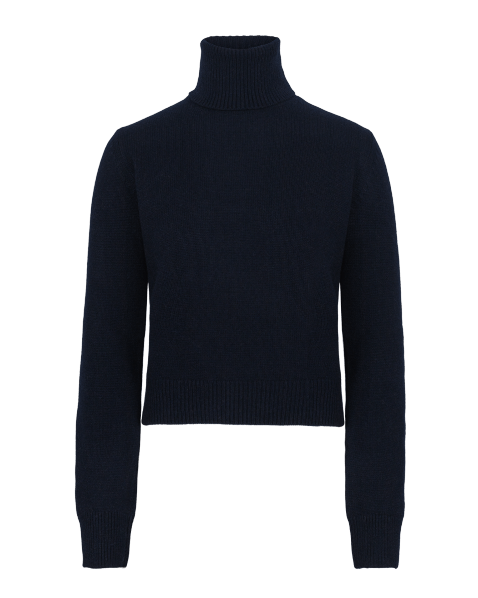 Anna Sweater Navy - Natura Cashmere