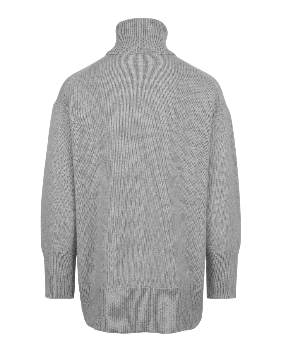 Elisa Sweater Light Grey - Natura Cashmere