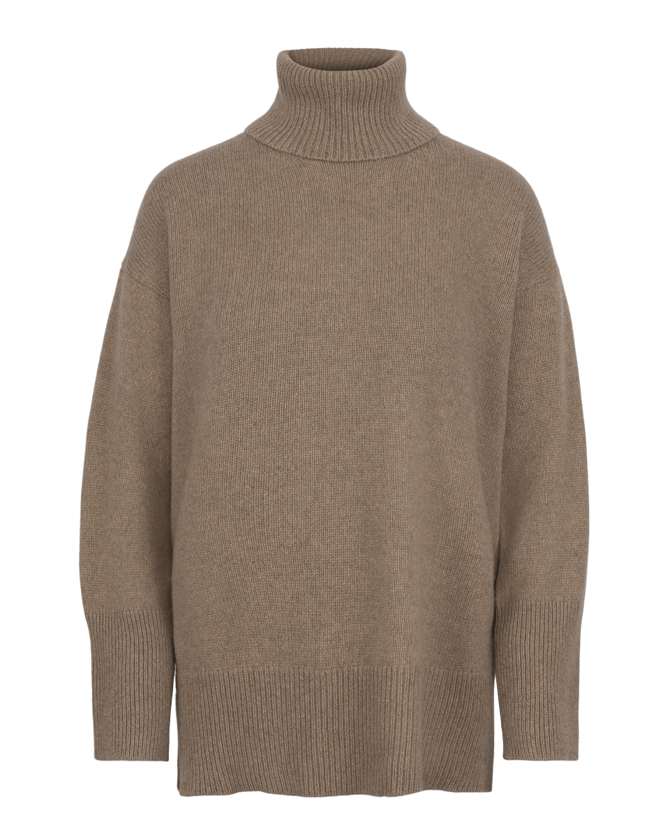 Elisa Sweater Taupe - Natura Cashmere