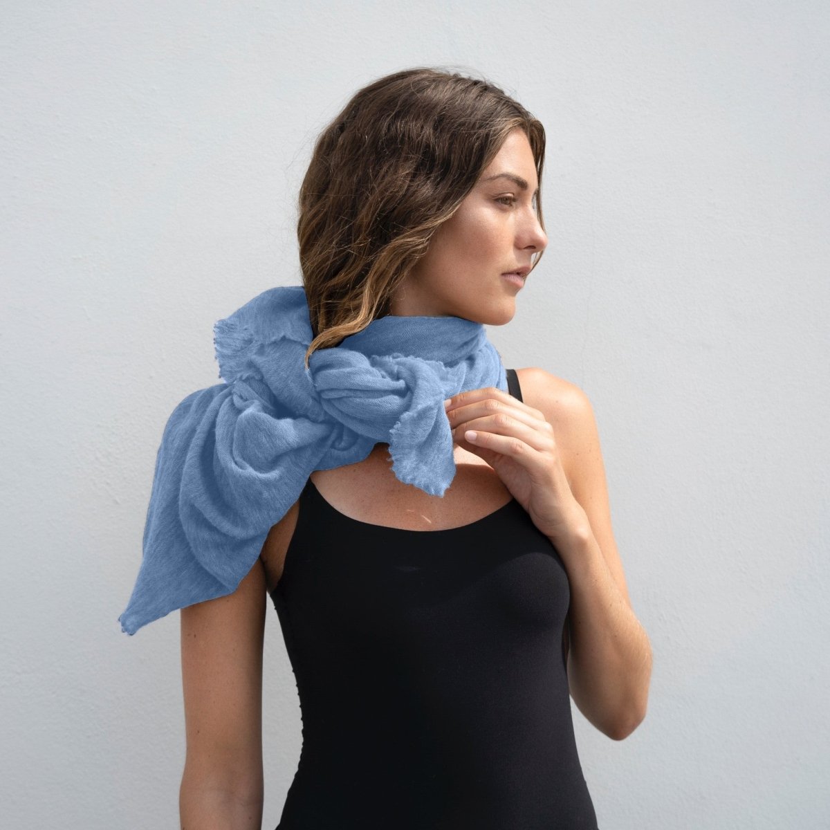 Luxury Dusty Blue - Natura Cashmere