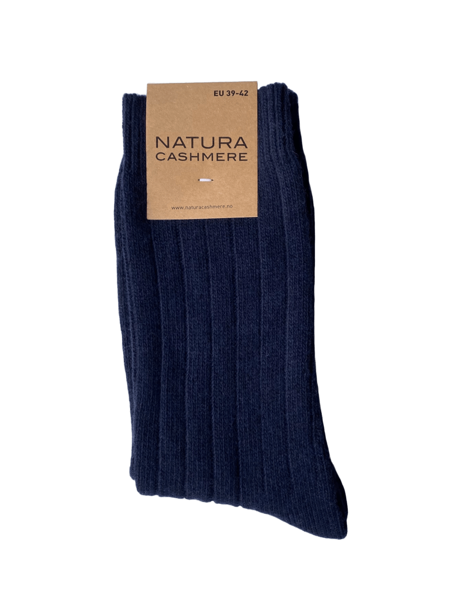 2 - pack sokker Blå & Brun - Natura Cashmere