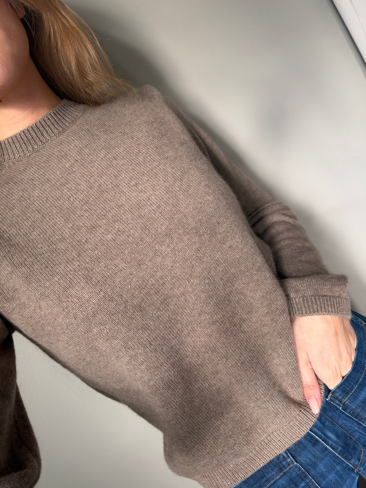 GINA Kasjmirgenser Taupe