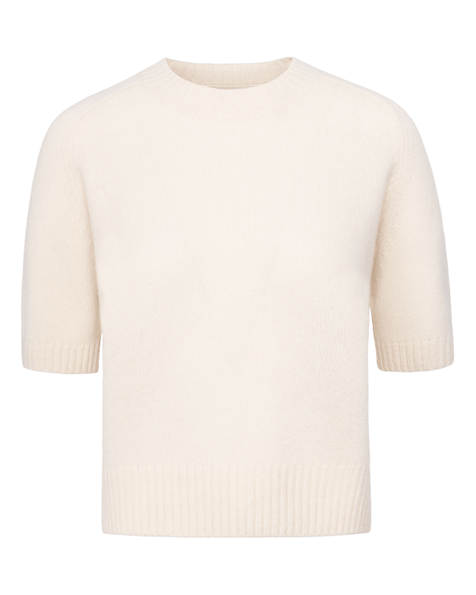 AYA T-shirt Ivory - Natura Cashmere