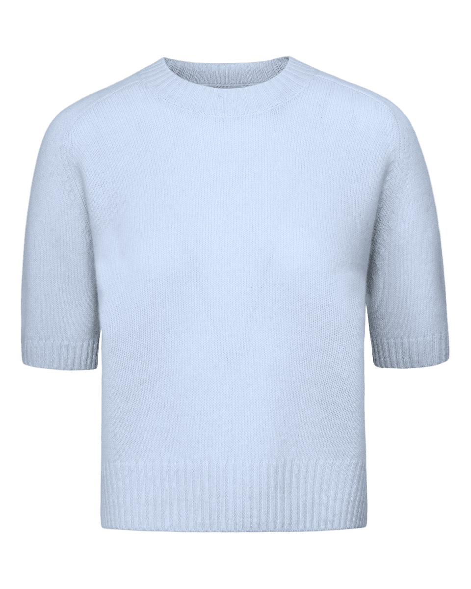 BEA T-shirt Light Blue - Natura Cashmere