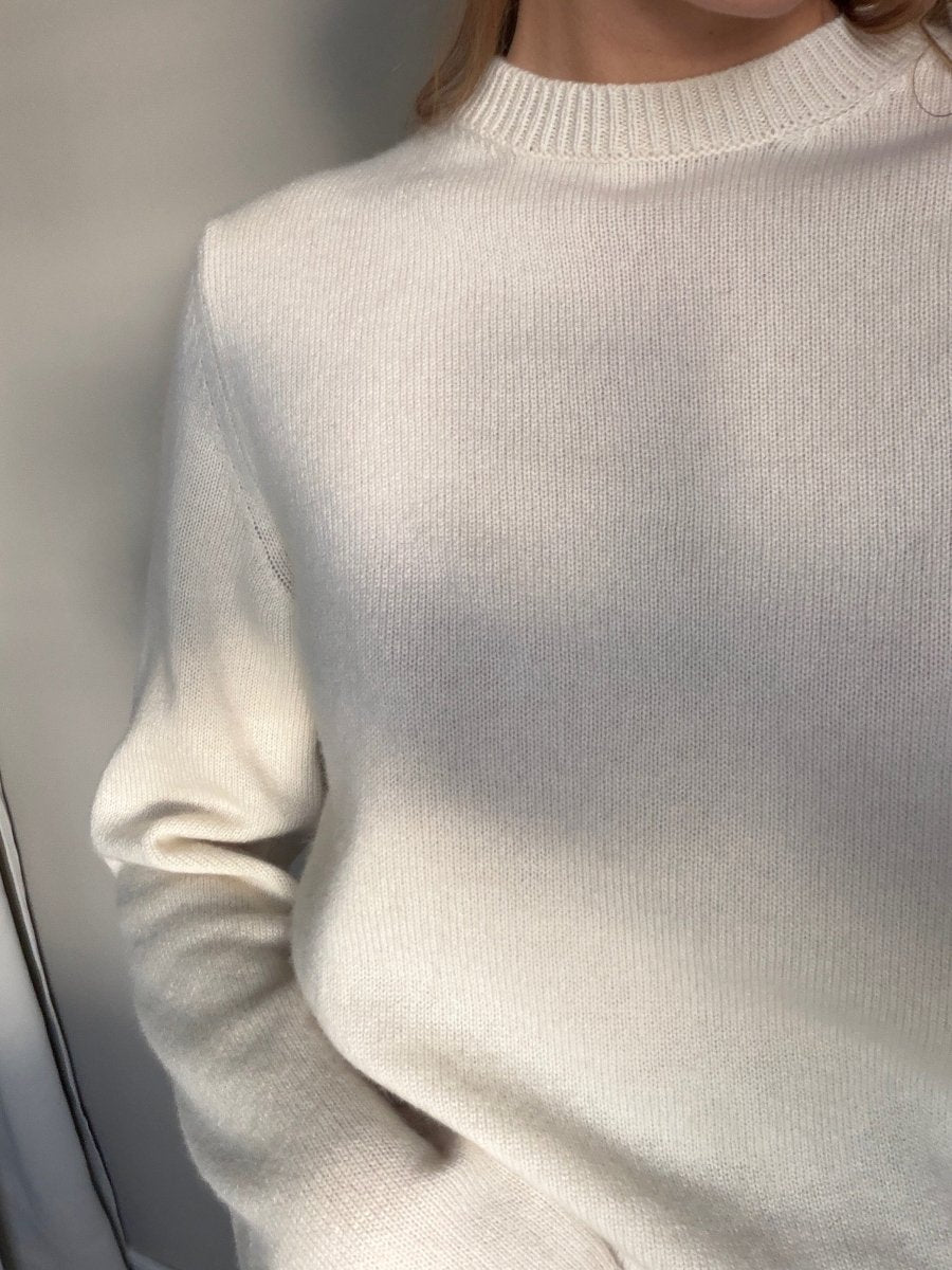 GINA Kasjmirgenser Off White - Natura Cashmere