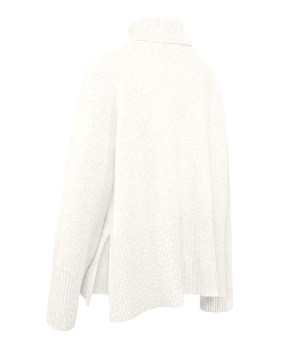 Andrea Sweater Off White - Natura Cashmere