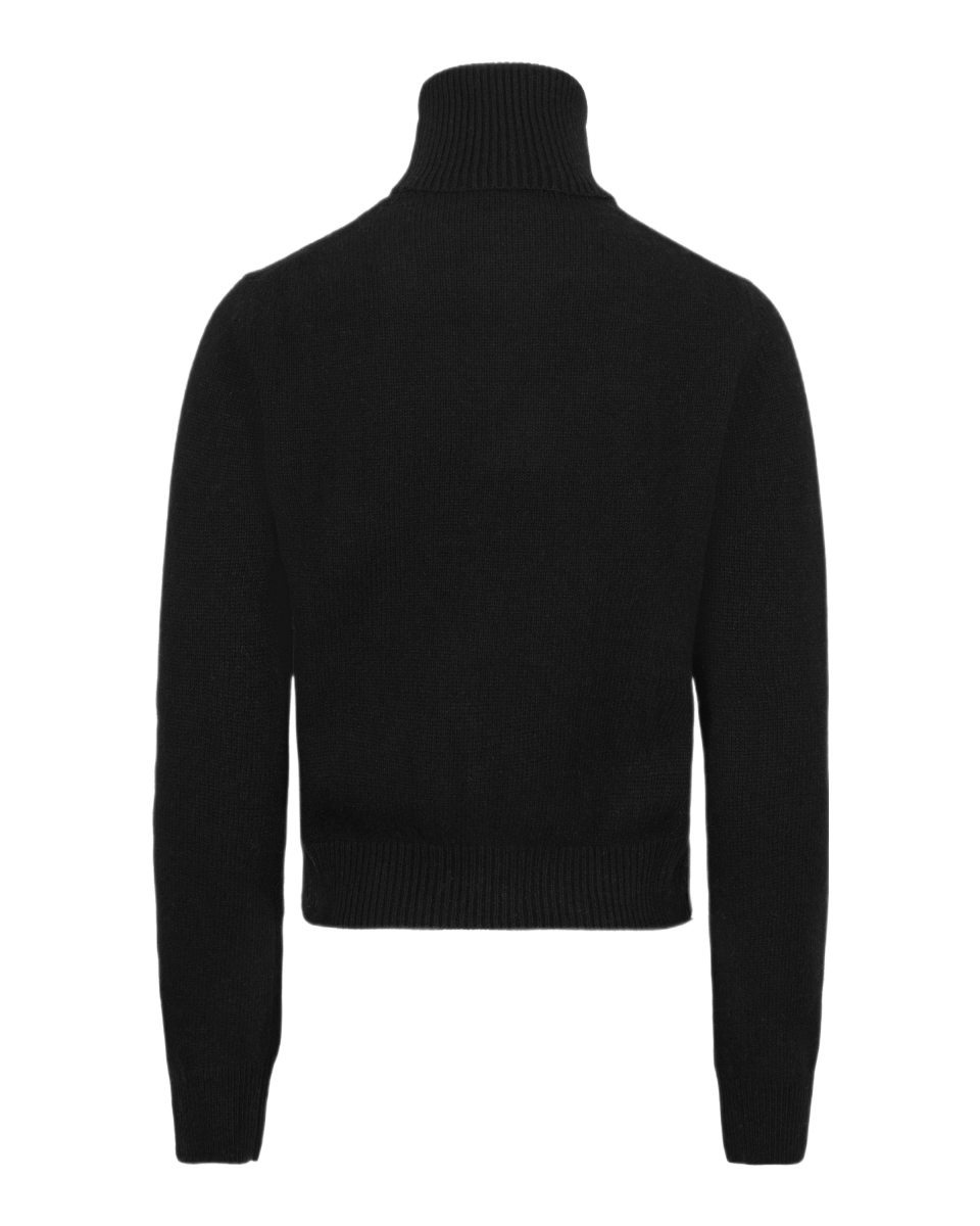 Anna Sweater Black - Natura Cashmere