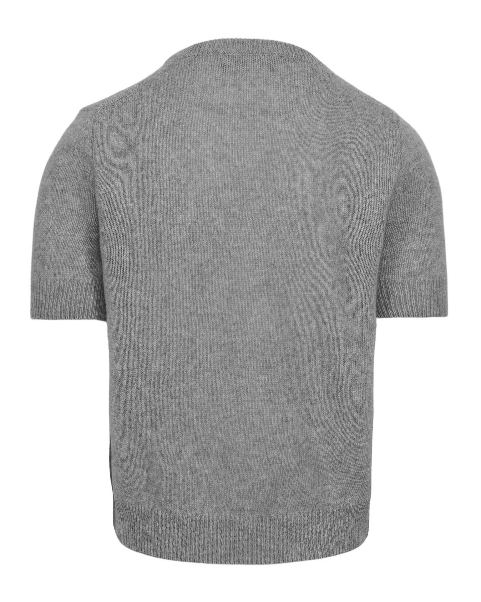 Claudia T-shirt - Light Grey - Natura Cashmere