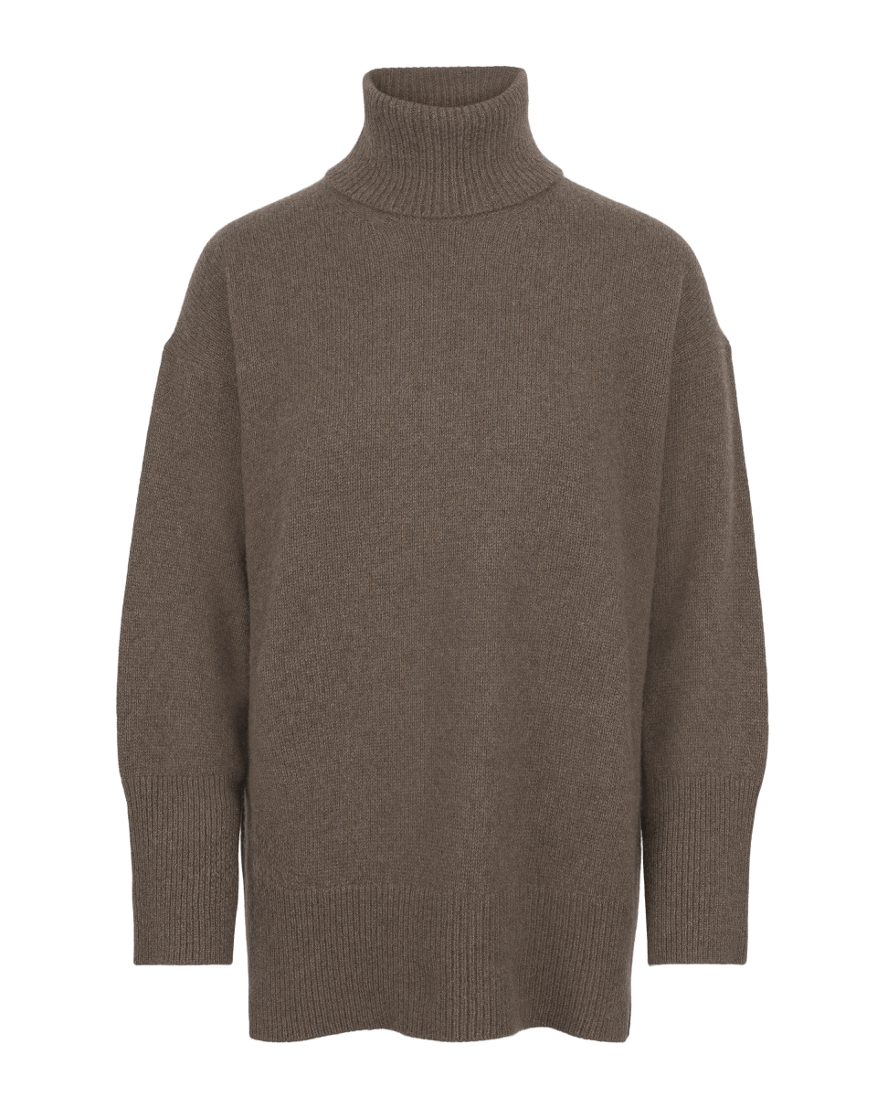 Elisa Sweater Brown - Natura Cashmere