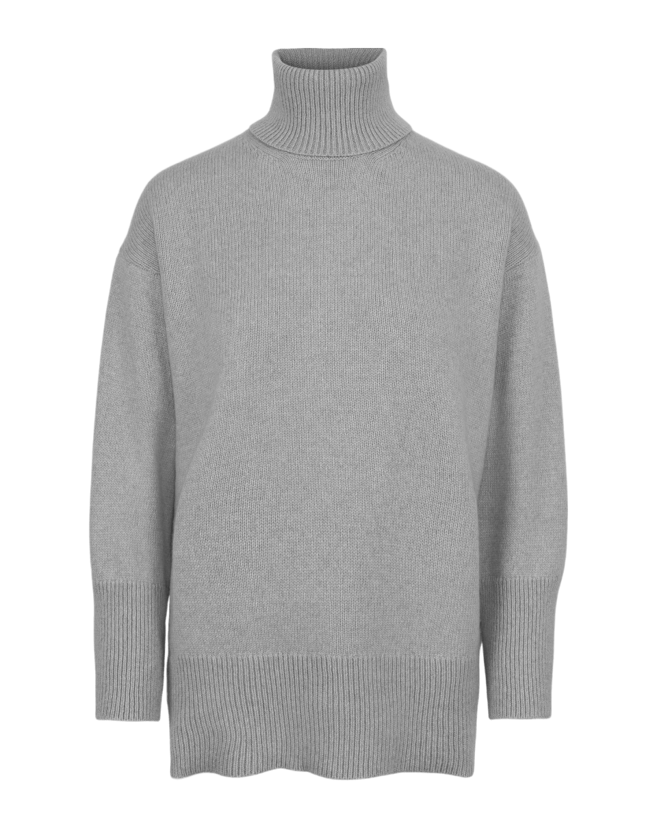 Elisa Sweater Light Grey - Natura Cashmere