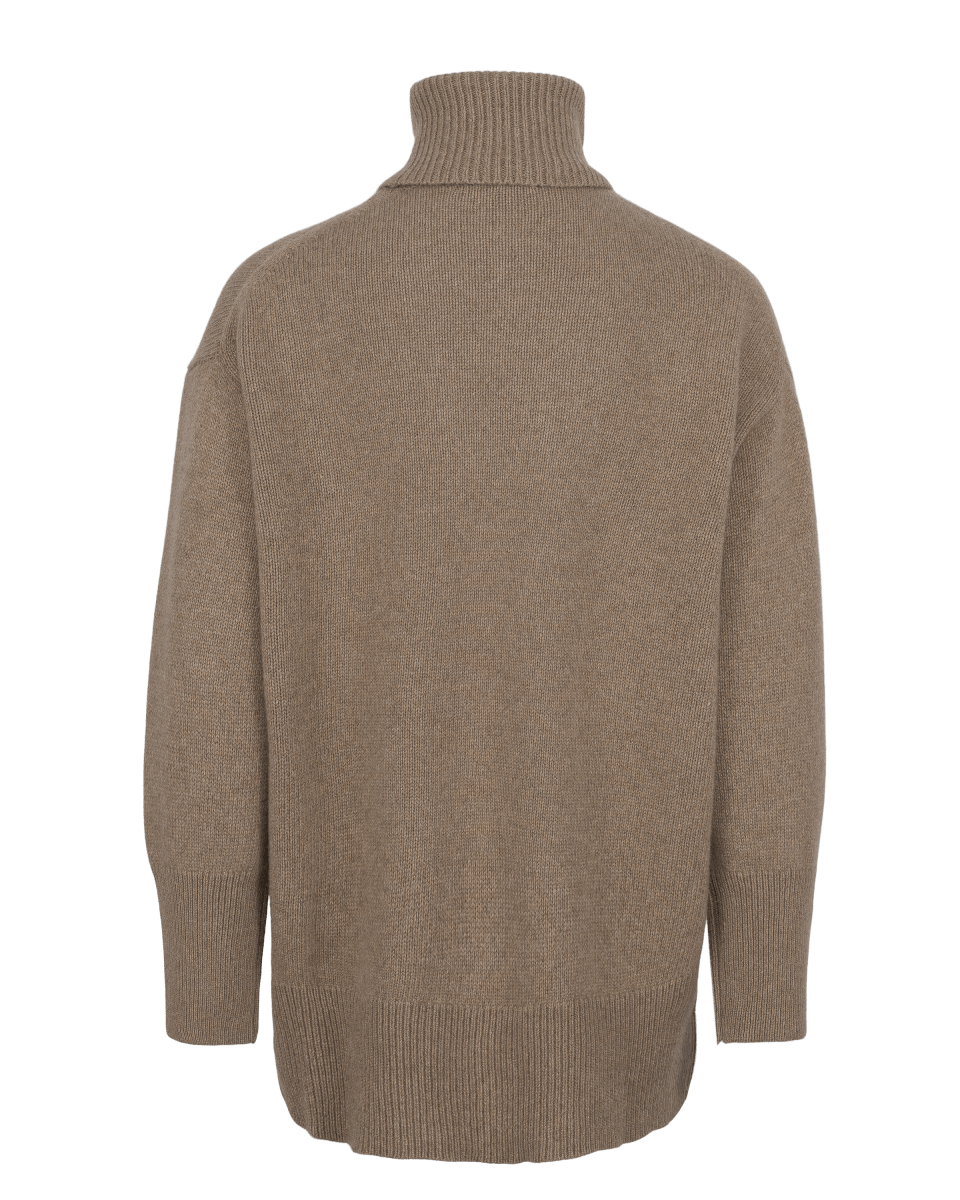 Elisa Sweater Taupe - Natura Cashmere