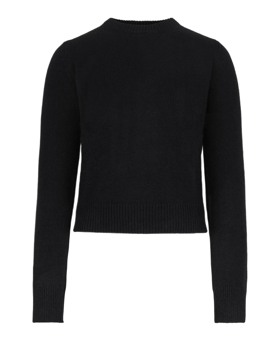 Erle Sweater Black - Natura Cashmere