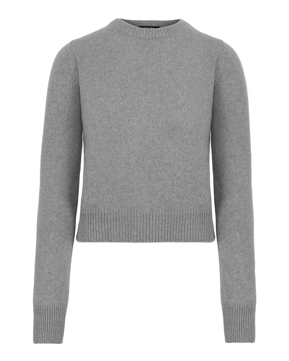 Erle Sweater Light Grey - Natura Cashmere
