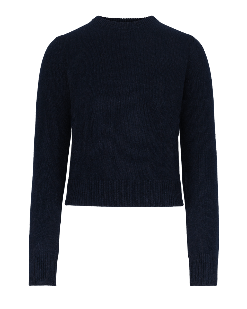 Erle Sweater Navy - Natura Cashmere