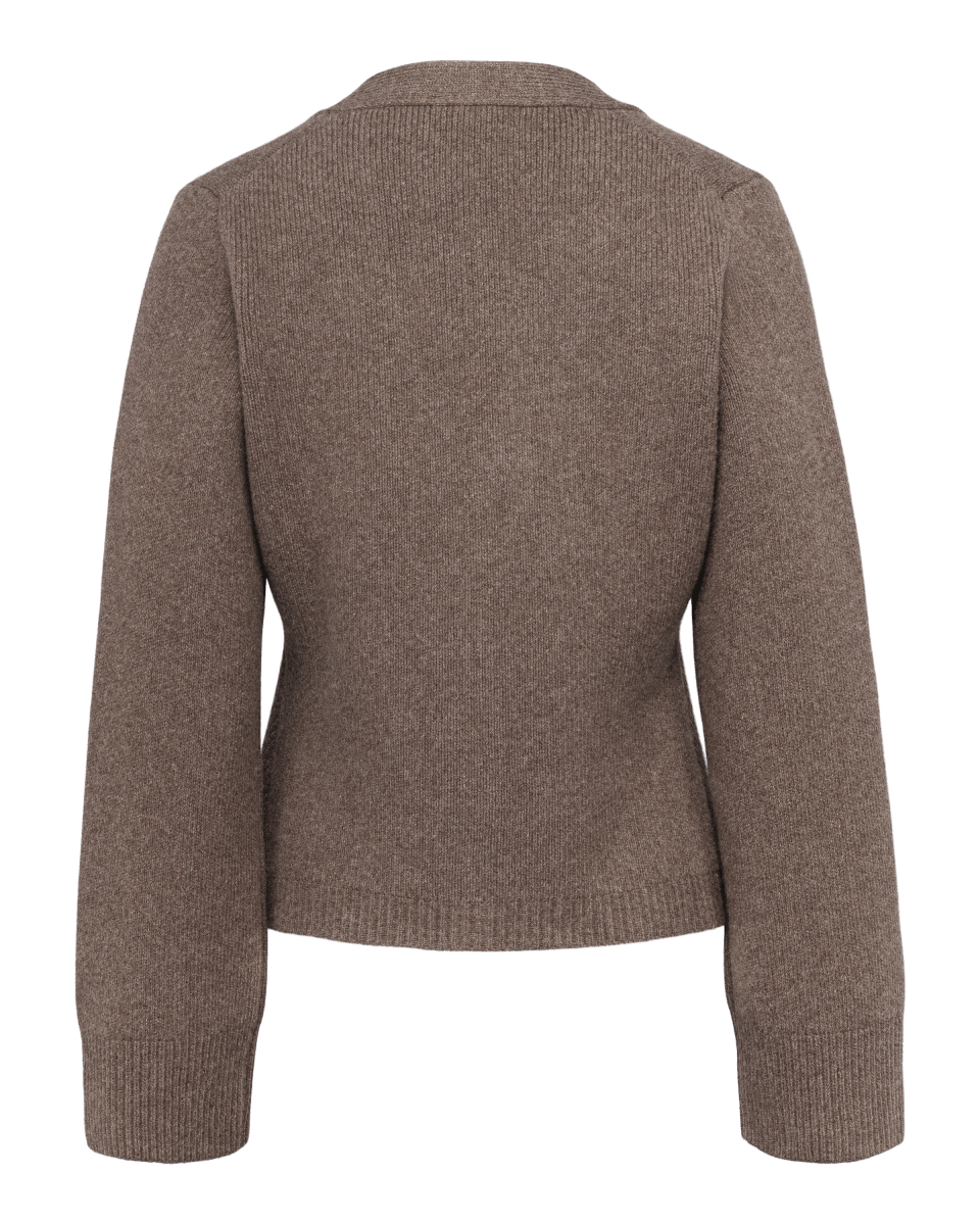 JULIA CARDIGAN - Light Brown - Natura Cashmere