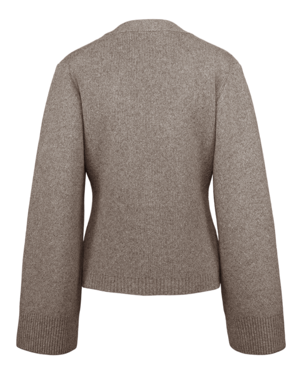 JULIA CARDIGAN - Taupe - Natura Cashmere