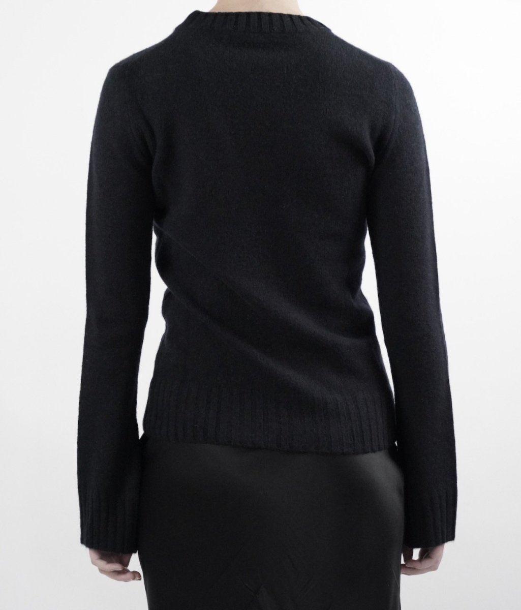 Theresia Sweater Black - Natura Cashmere
